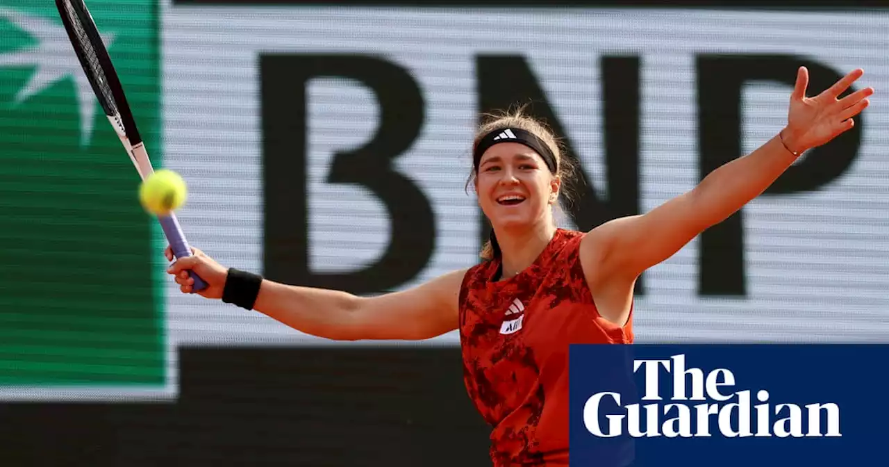 Muchova shocks Sabalenka to set up French Open final against Swiatek