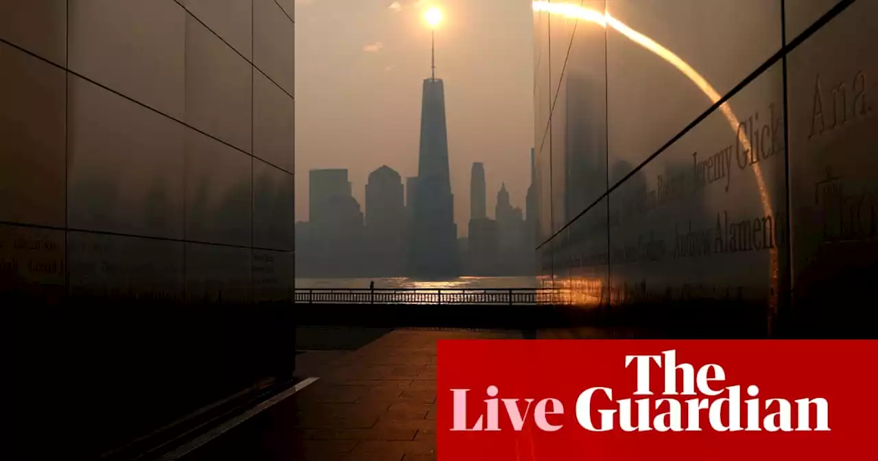 Wildfires smoke: people urged to wear masks as toxic air quality alerts continue – live