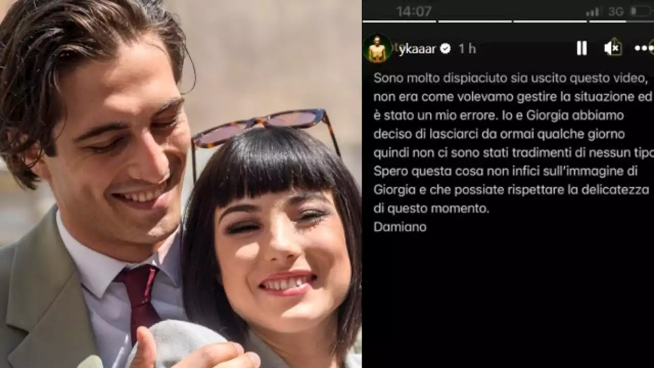 Damiano dei Maneskin: 'Io e Giorgia Soleri ci siamo lasciati'