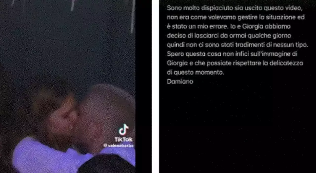 Damiano Dei Maneskin Bacia Una Ragazza In Discoteca Il Video Finisce Sul Web Con Giorgia 