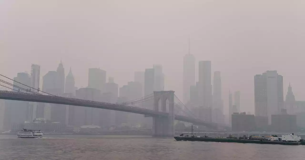 Canadian wildfires force grounding of flights into New York’s LaGuardia airport