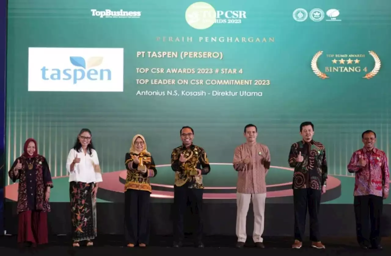 TASPEN Raih 2 Penghargaan di Ajang TOP CSR Awards 2023