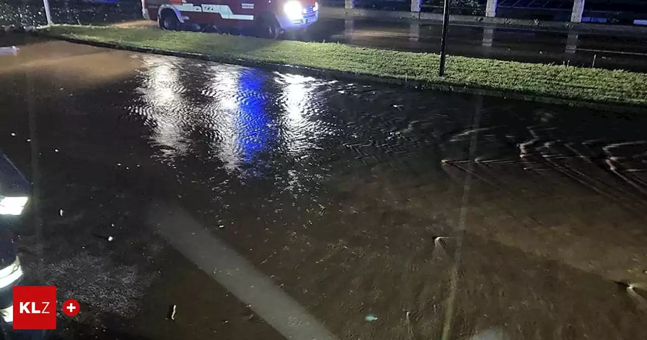 Bereits mehrere Einsätze: Eine heftige Gewitterfront mit Hagel kommt auf Kärnten zu