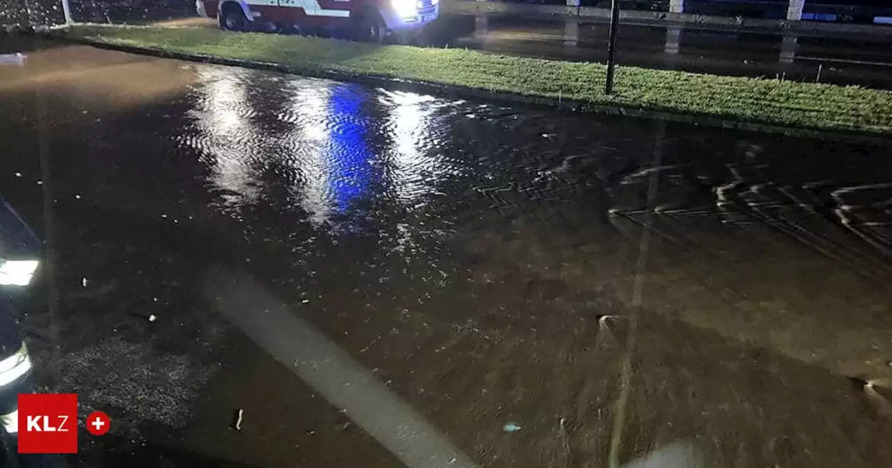 Bereits mehrere Einsätze: Eine heftige Gewitterfront mit Hagel kommt auf Kärnten zu