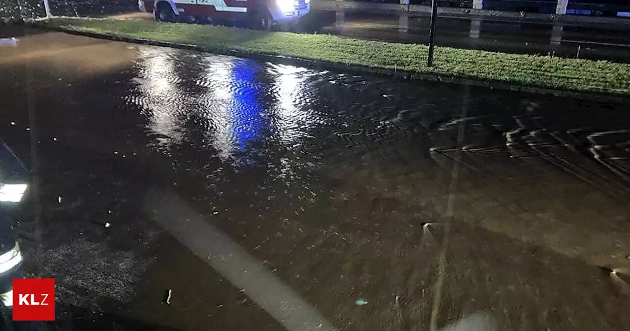 Bereits mehrere Einsätze: Gewitterfront mit Hagel steuert auf Kärnten zu