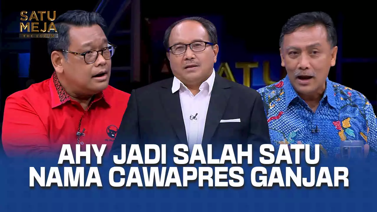 AHY Jadi Masuk Bursa Bacawapres Ganjar? | SATU MEJA