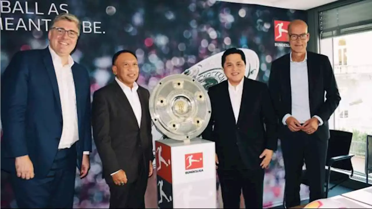 Tiba di Jerman, Erick Thohir Kunjungi Klub Bundesliga Eintracht Frankfurt, Ini yang Dibahas