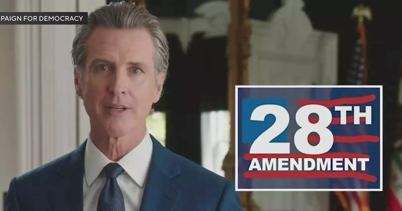 Governor Newsom proposing a 28th Amendment to the Constitution to end the gun violence crisis