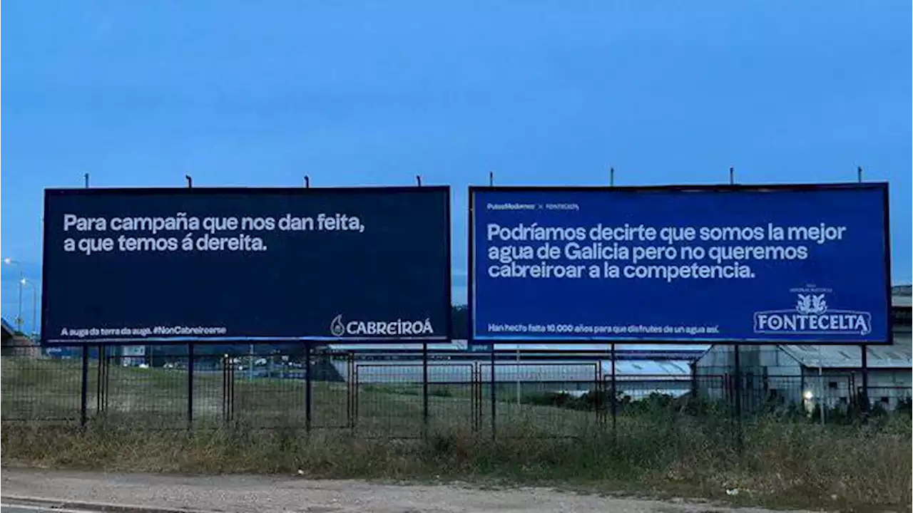 Fontecelta vs Cabreiroá: el pique publicitario entre aguas gallegas que se ha vuelto viral