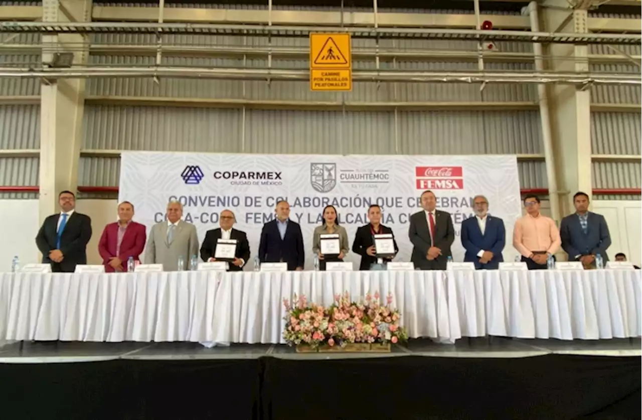 Firman FEMSA y la alcaldía Cuauhtémoc un convenio de colaboración