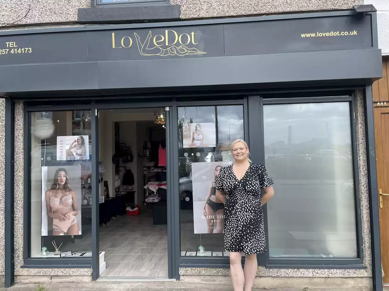 'She's the reason I called the shop Love Dot': Chorley woman opens lingerie shop in honour of late gran