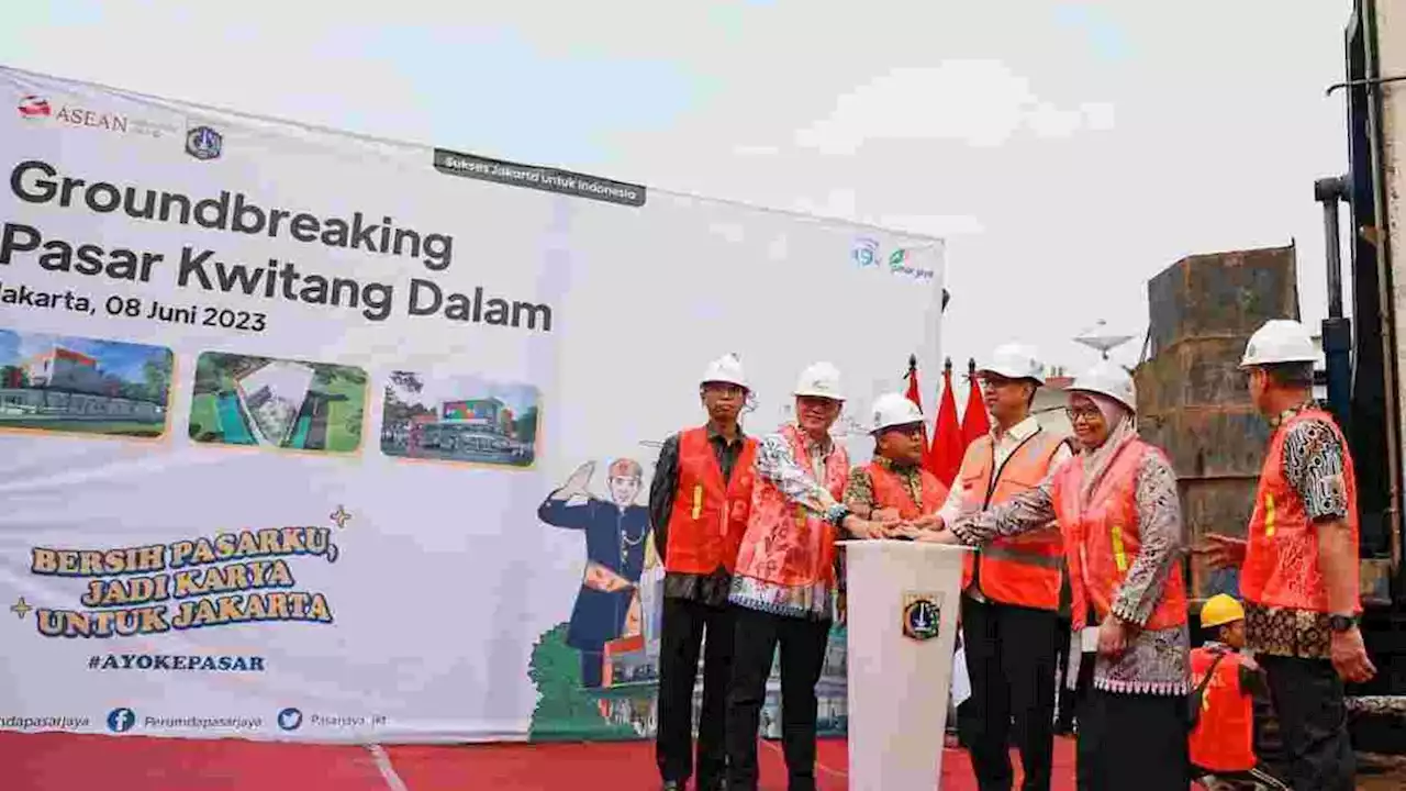 Pembangunan Pasar Kwitang Dalam Dimulai, Berikut Fasilitas yang Bakal Didapatkan Warga