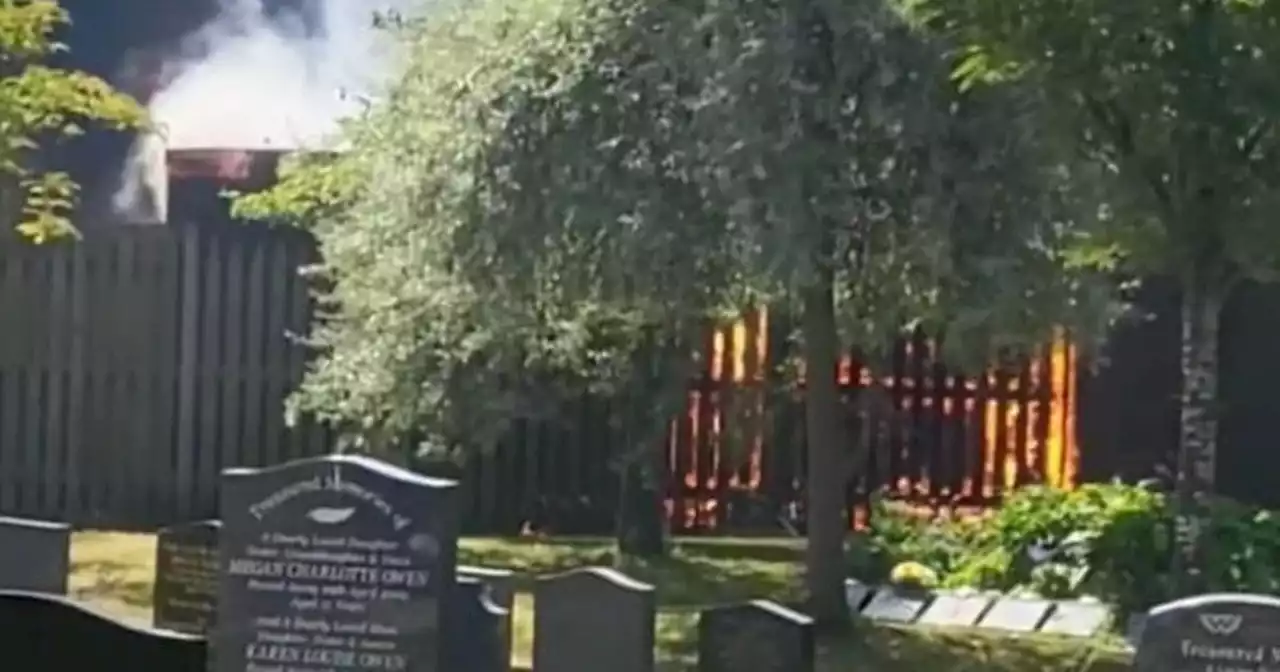 Fire breaks out at Pleasington Crematorium as fire engines rush to scene - live