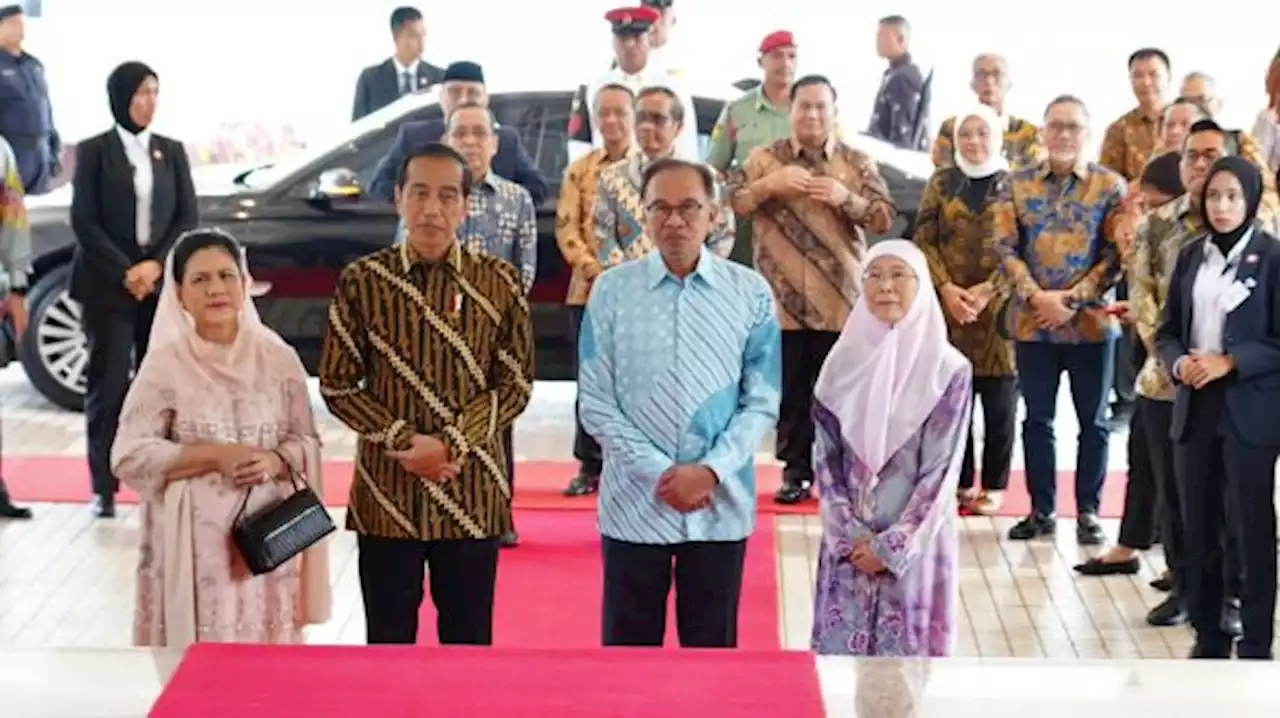 Menaker Ida bersama Presiden Joko Widodo Kunker ke Malaysia