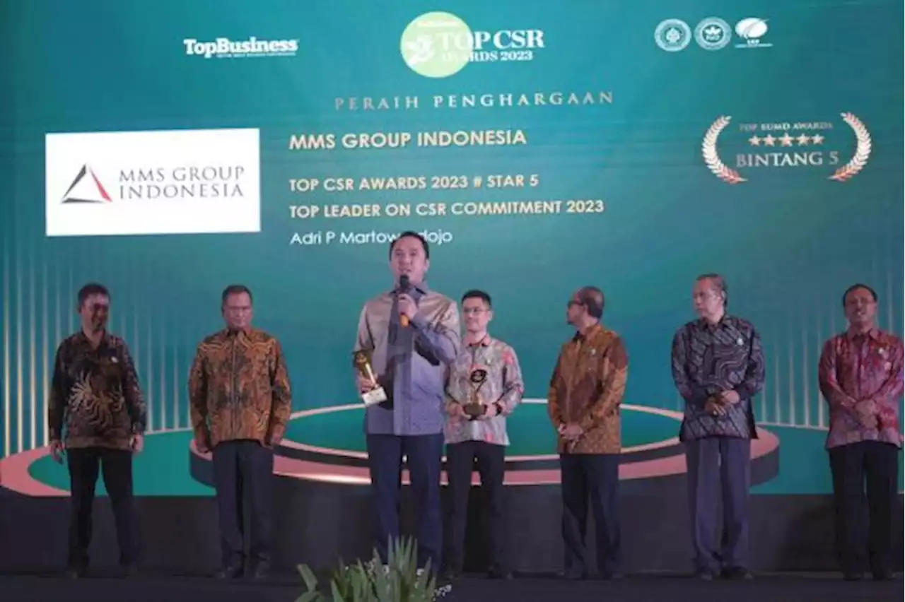 MMS Group Indonesia Meraih Predikat 'Excellence' TOP CSR Awards 2023