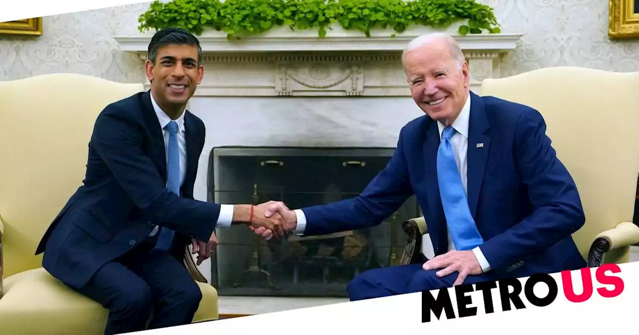 Biden hails Rishi as ‘Mr President’ in silly gaffe as they meet up in the US