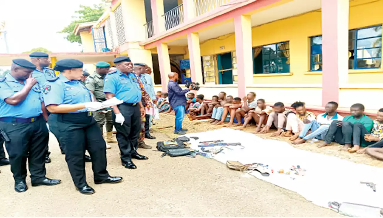 Ogun police parade 40 suspected cultists, others - Punch Newspapers