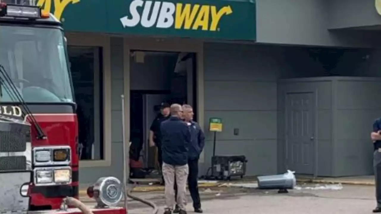 Car crashes into Subway in RI, injuring 6 people