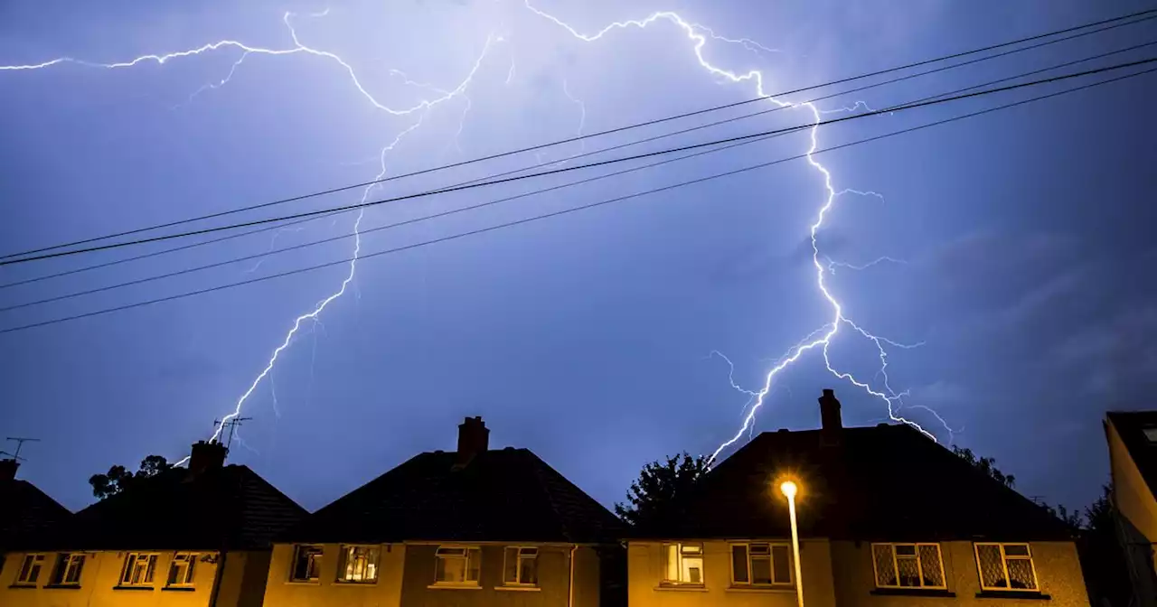 Met Office yellow warning for thunder announced for Notts