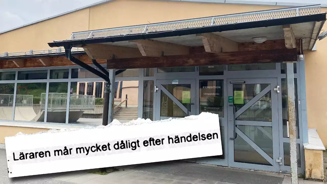 Lärare blev hotad på Långsjöskolan