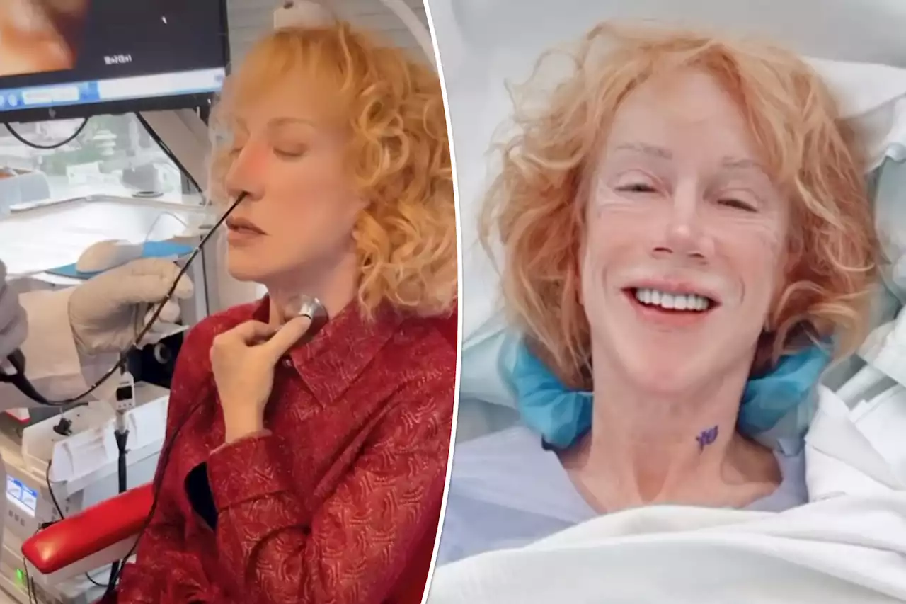 Kathy Griffin undergoes vocal cord surgery amid lung cancer battle