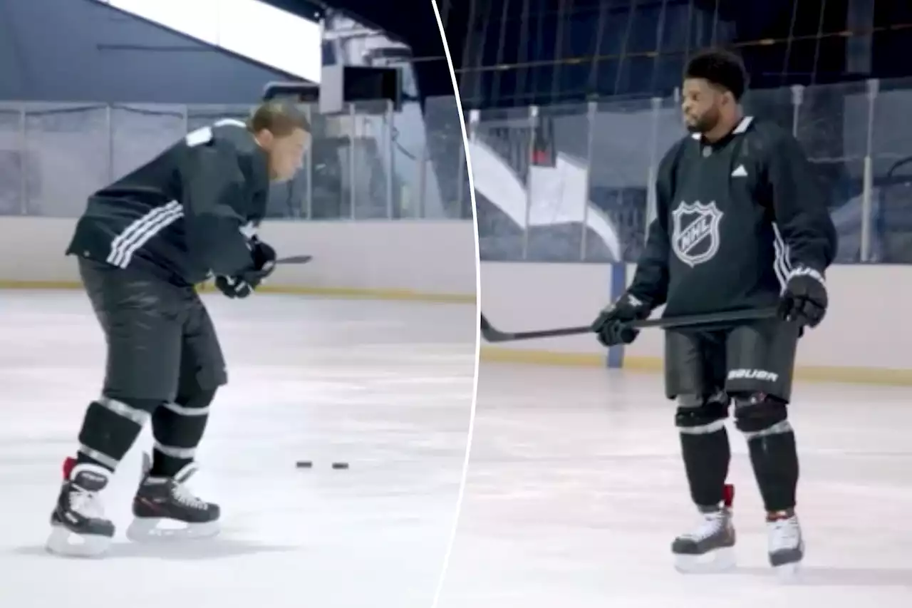 Kenan Thompson channels ‘Mighty Ducks’ past in teaching knuckle-puck to P.K. Subban