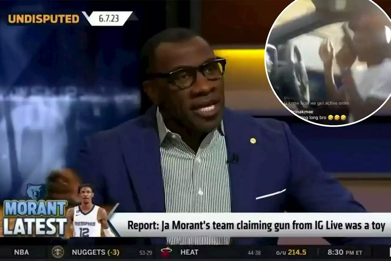 Shannon Sharpe blasts Ja Morant for claiming weapon was a ‘toy gun’