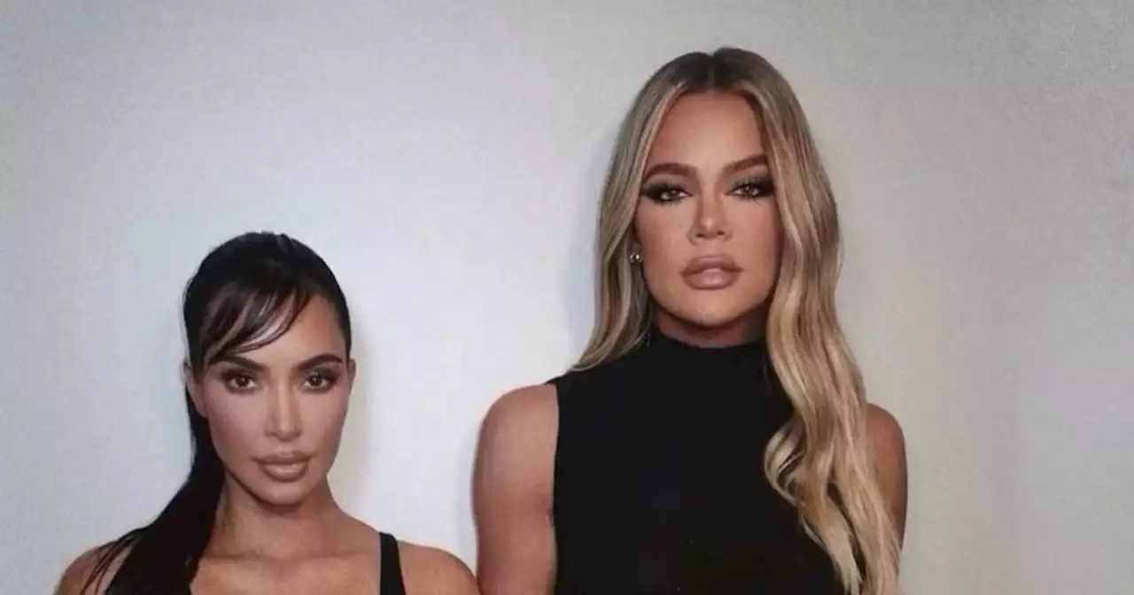 Kim and Khloé are giving major Morticia Addams vibes in newest Instagram post