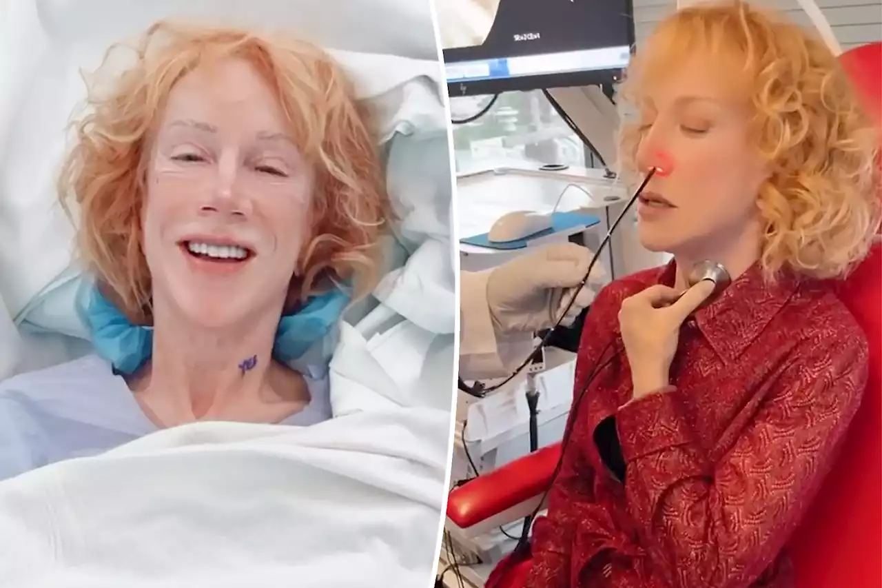 Kathy Griffin undergoes vocal cord surgery as part of ‘cancer journey’