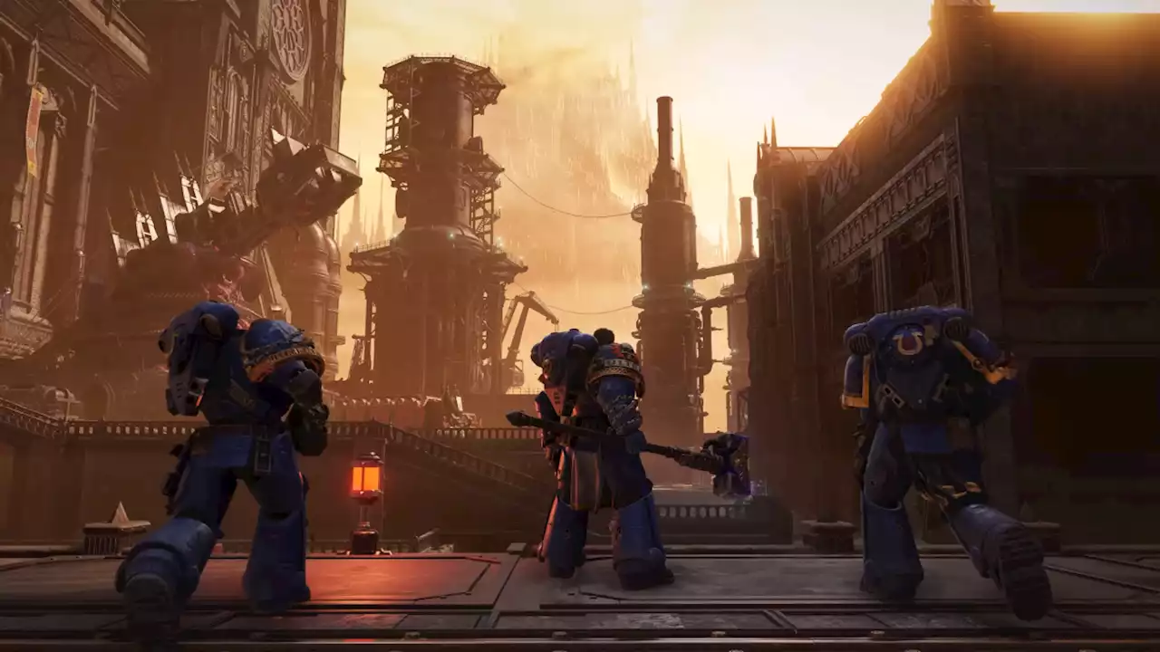 I absolutely cannot wait to jet pack stomp xenos in Space Marine 2 with my mates