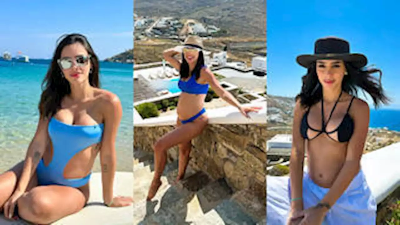 Biquíni e barriguinha de fora: veja os looks usados por Bruna Biancardi em Mykonos