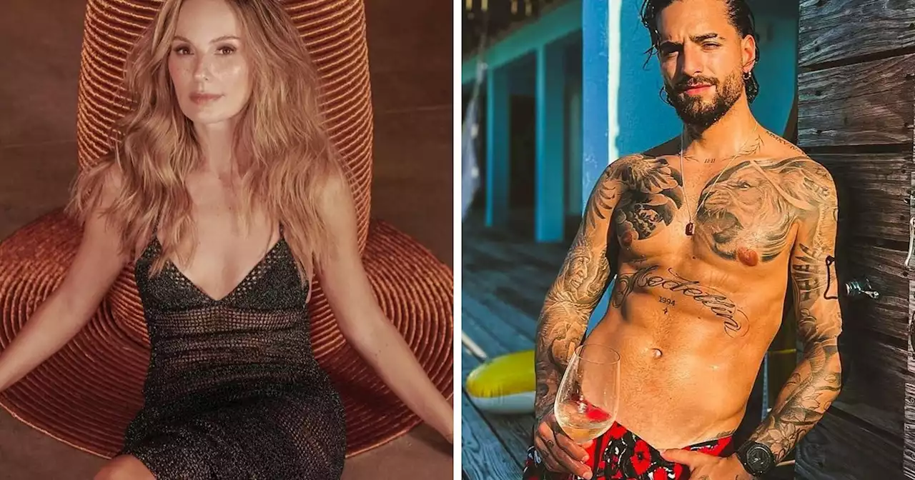 Claudia Bahamón y el sugerente comentario que le hizo a Maluma en una foto picante