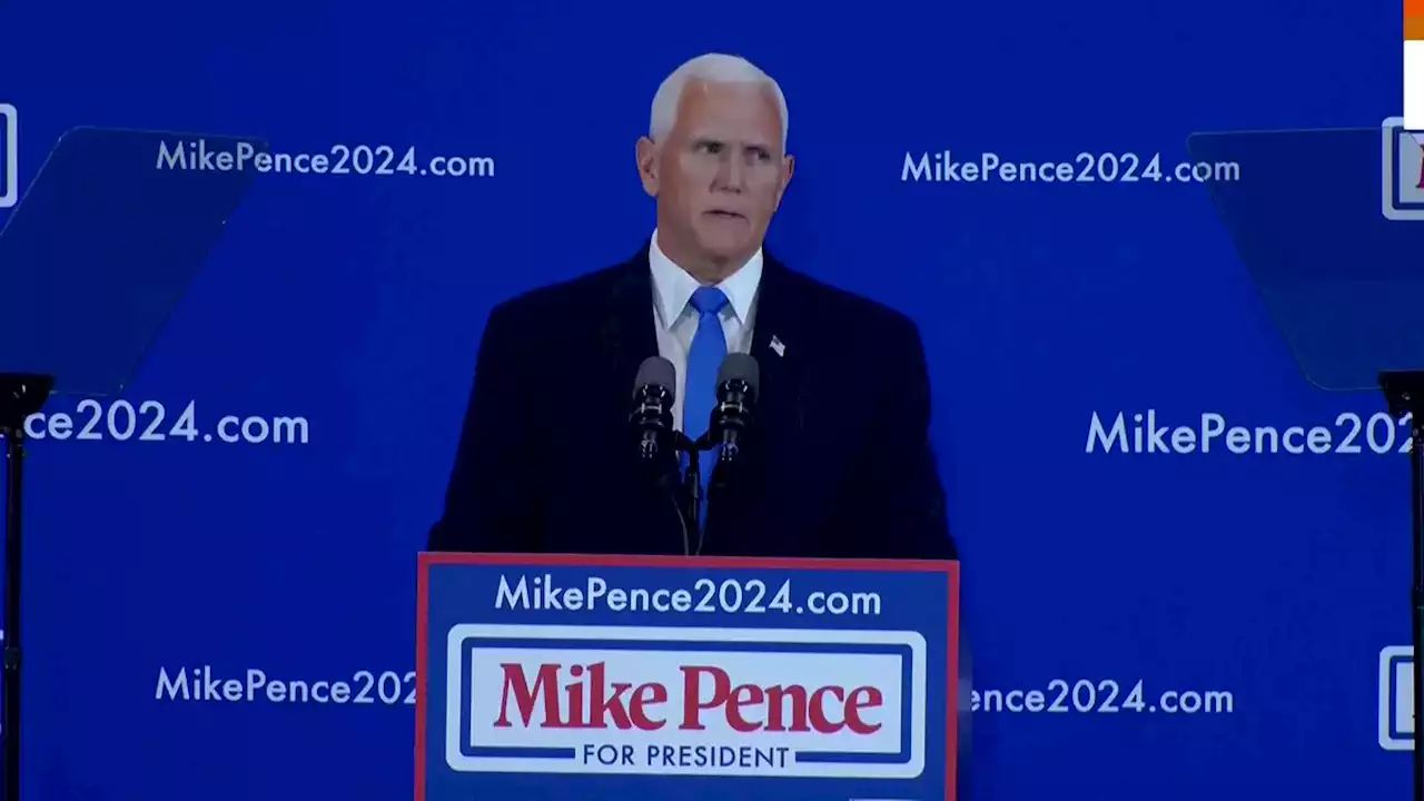 Pence attacks Trump as he challenges his ex-boss in 2024 White House race