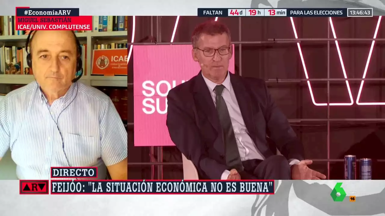 El consejo de Miguel Sebastián a Feijóo: 'Debe buscar un portavoz económico para hablar con rigor'