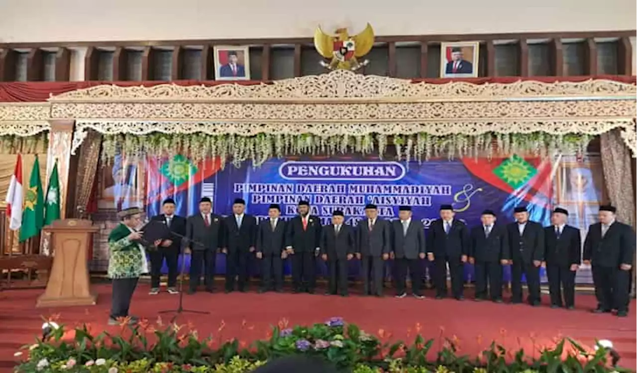 13 Pimpinan Daerah Muhammadiyah Solo Resmi Dikukuhkan, Ini Daftarnya