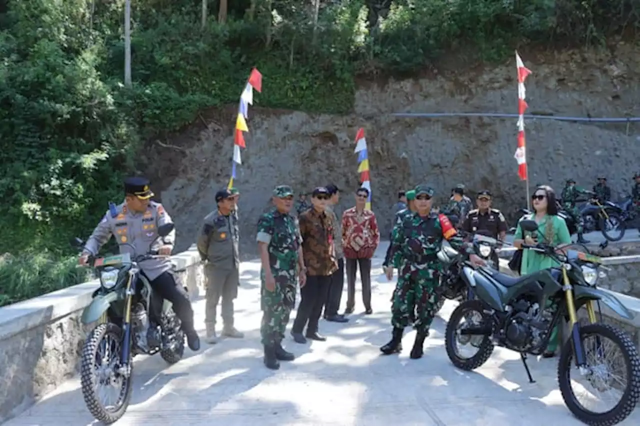 Dulu Berbahaya, Jalan Golo-Krandegan Wonogiri Kini Aman setelah Dibangun TMMD