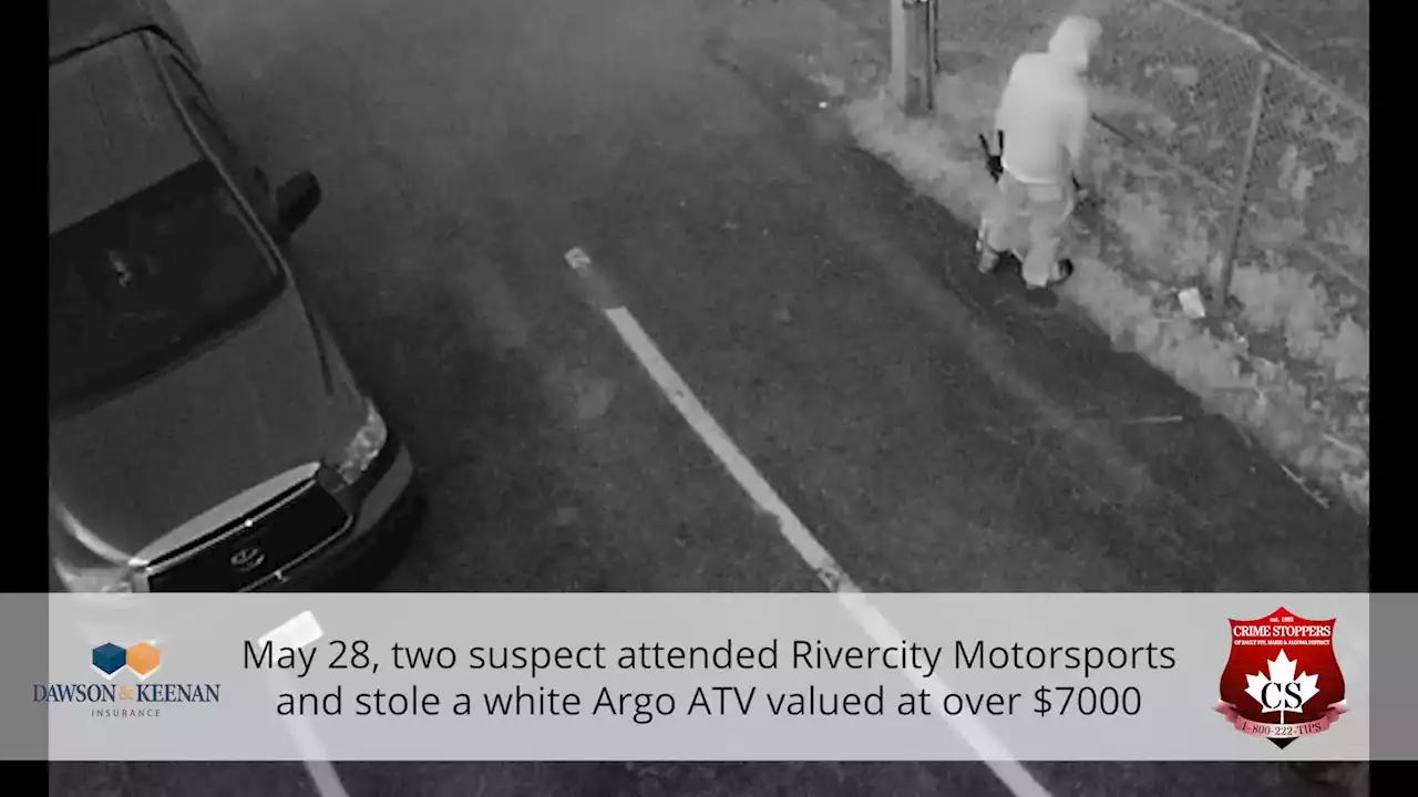 CRIME OF THE WEEK: ATV stolen from Rivercity Motorsports