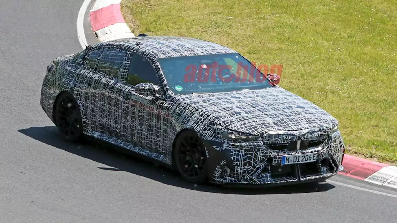 BMW M5 spy photos show off aggressive front bumper - Autoblog