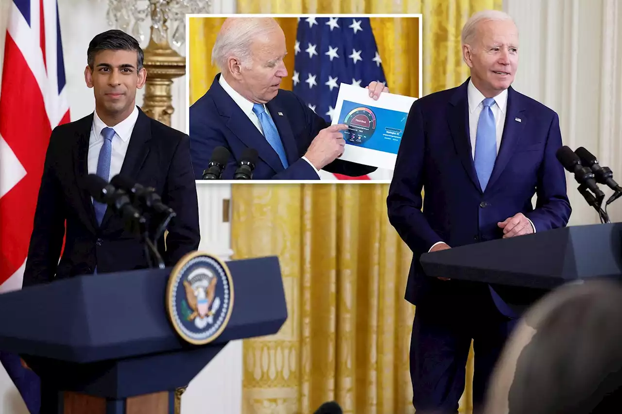 Rishi Sunak and Joe Biden announce sweeping new economic pact