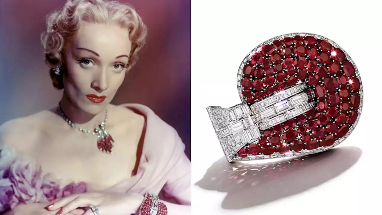 Marlene Dietrich’s Iconic Van Cleef & Arpels Ruby and Diamond Bracelet Sells for $4.5M