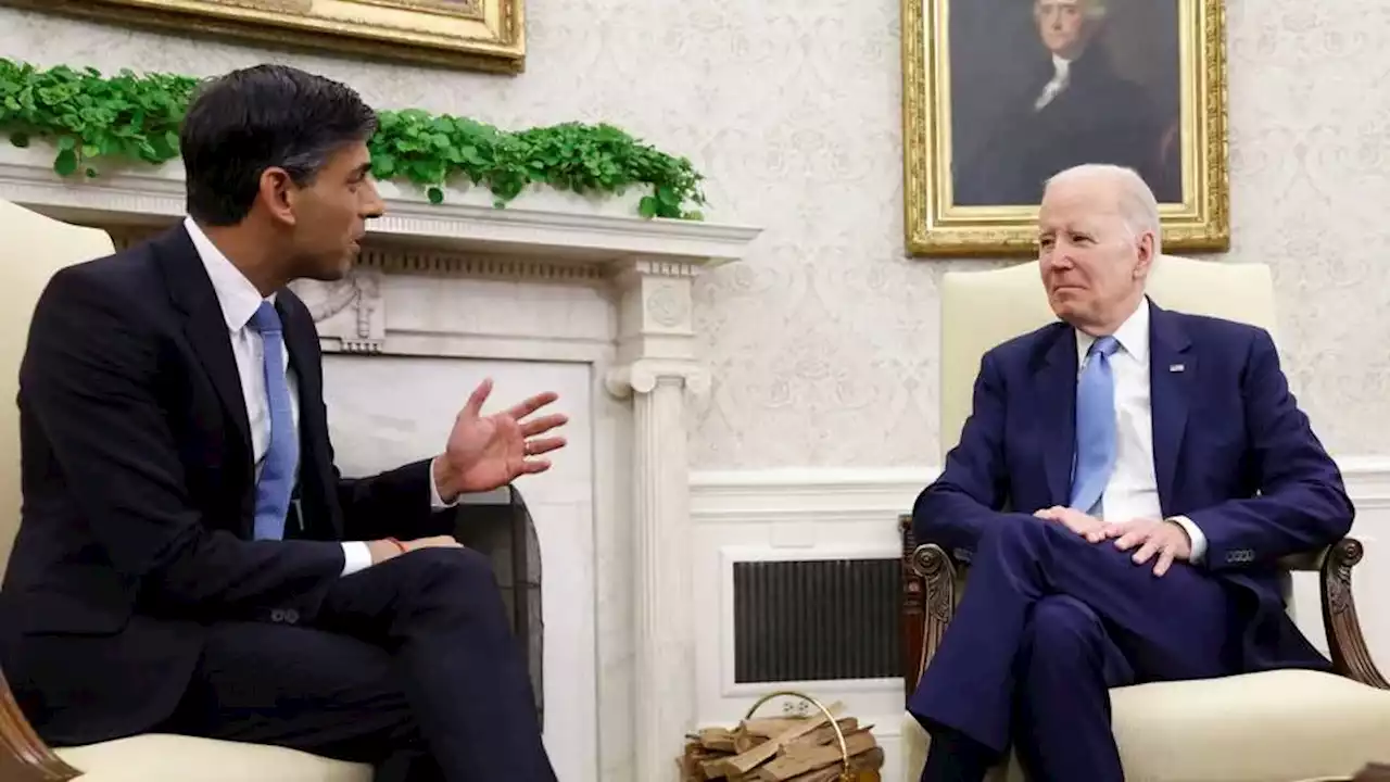 Biden, Sunak discuss economic ties, Ukraine at White House meeting