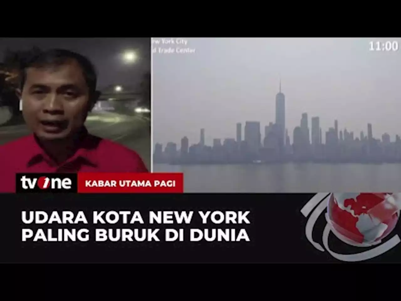 New York jadi Kota dengan Kualitas Terburuk, Sekolah Batalkan Kegiatan Luar Ruangan - tvOne