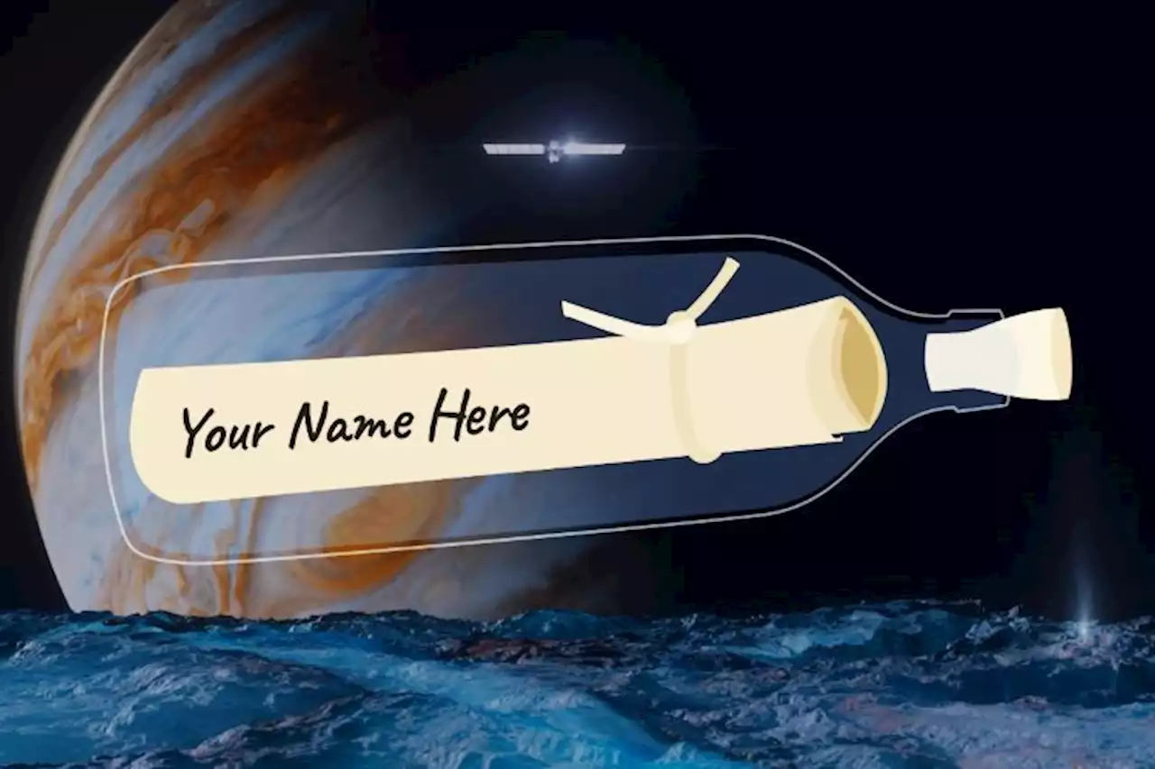 NASA's Europa Clipper Taking 'Message in a Bottle' to Jupiter