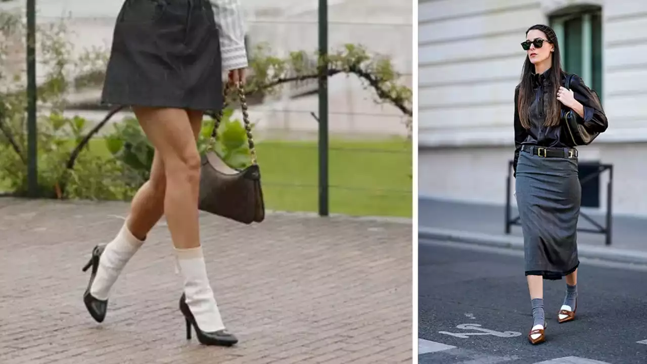Aunque no te guste, no habrá nadie que se resista a la combinación de zapatos de tacón con calcetines
