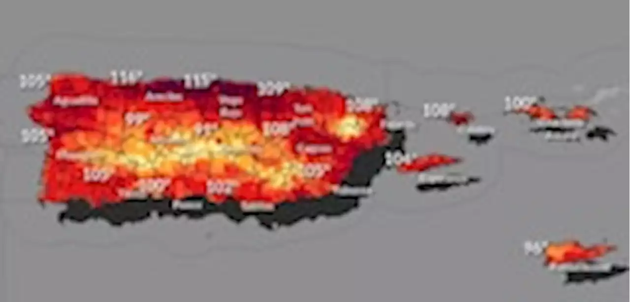 Historic heat is roasting Puerto Rico, where it feels like 125 degrees