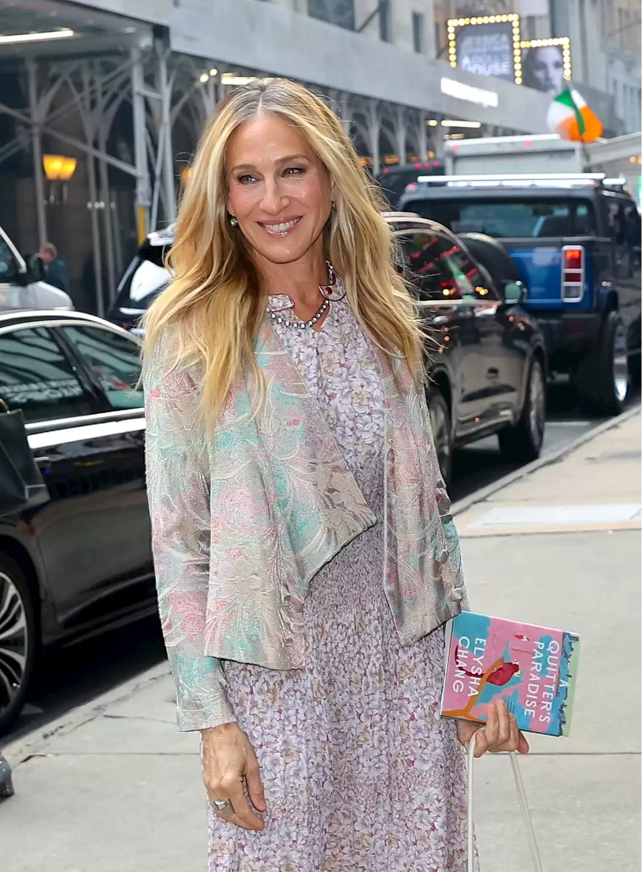 Sarah Jessica Parker's Latest Outfit Took Inspiration From Her Book Shelf