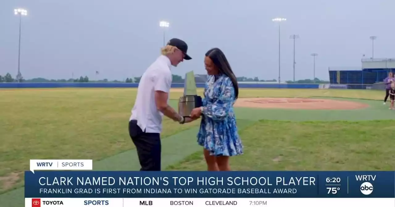 Franklin's Max Clark wins Gatorade National Baseball Player of the Year