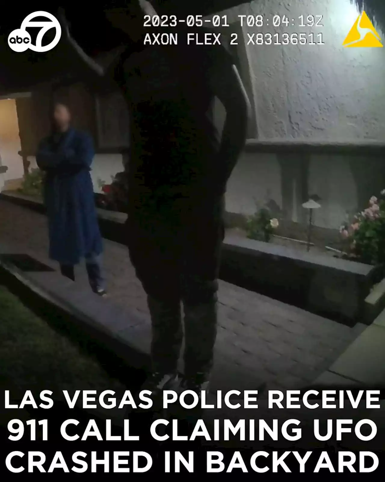 Las Vegas police respond to home after 911 call claims UFO with aliens crashed in backyard