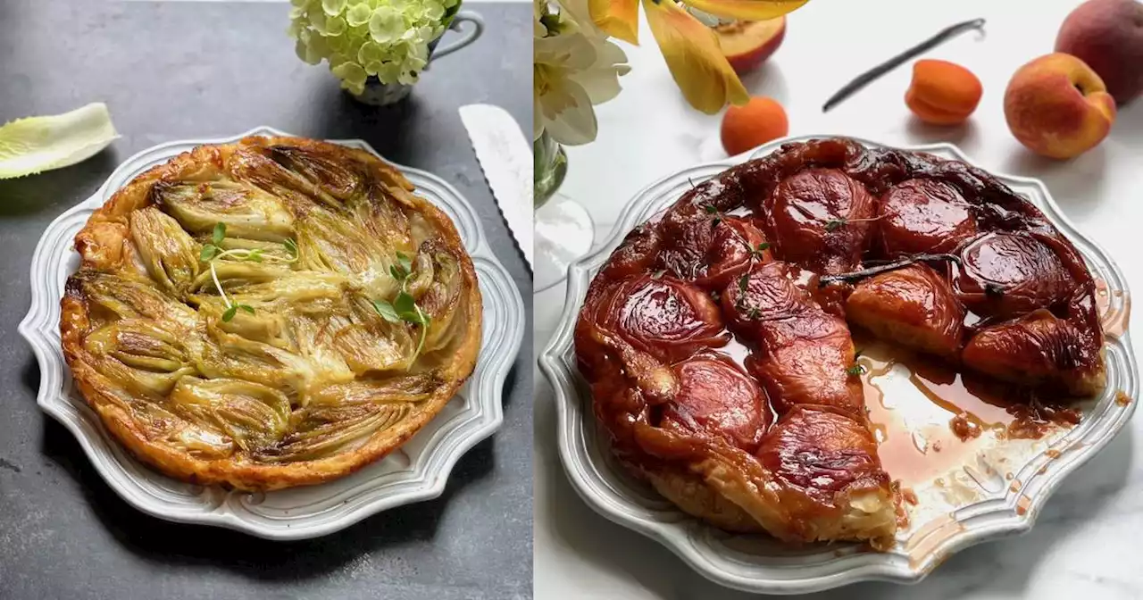 Riffing on a classic French tarte Tatin generates buttery, caramelized sweet and savory options