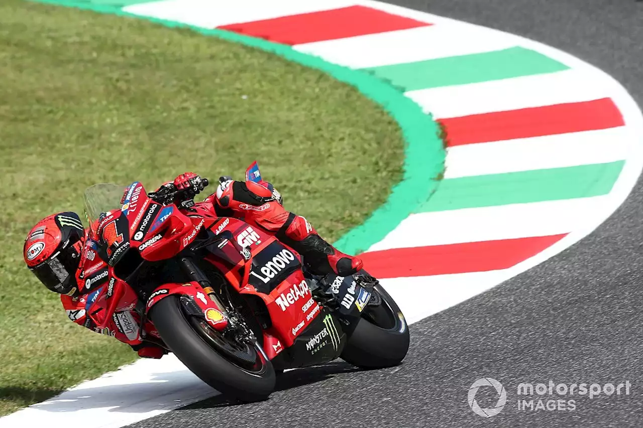 MotoGP Italian GP: Bagnaia leads Bezzecchi in FP2, Quartararo misses out on Q2